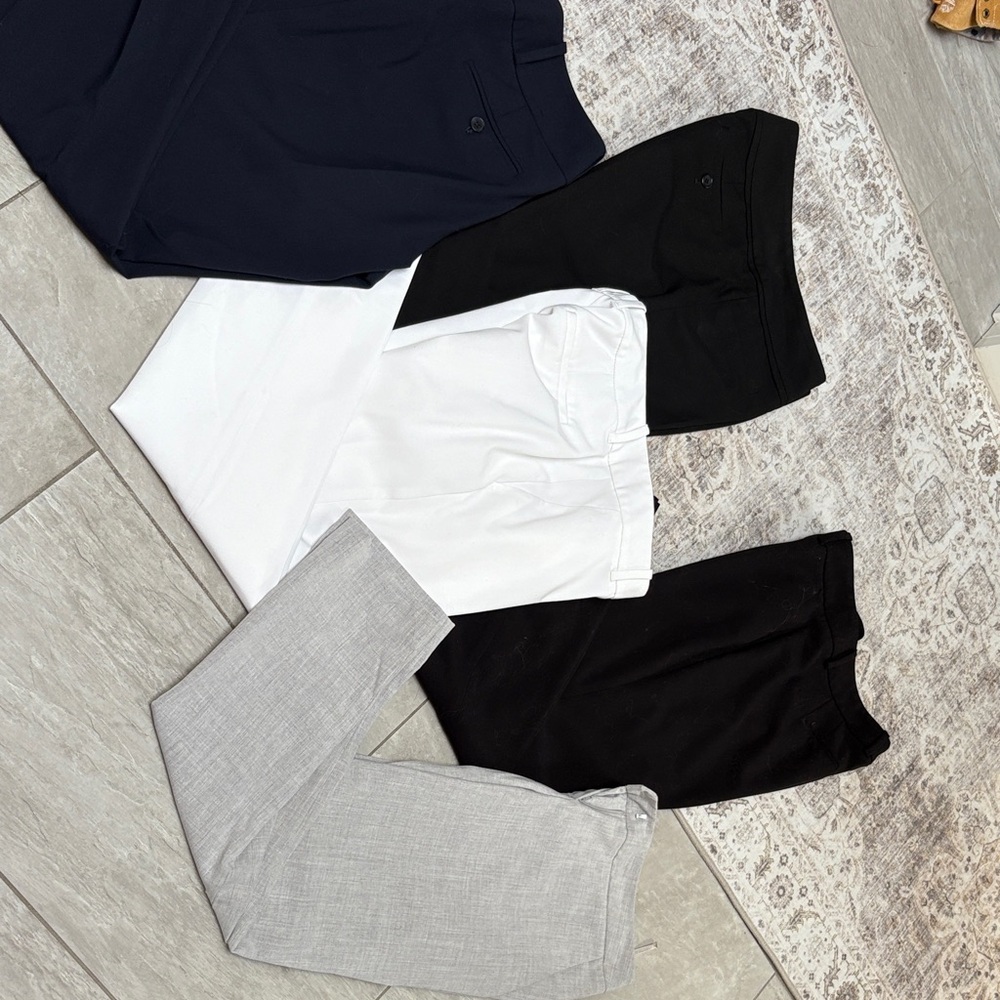 Tahari Women's Pantsuit in Black, White, and Gray